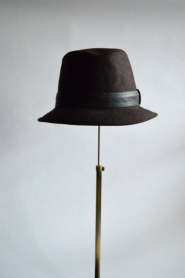 画像1: 1990s ヴィンテージエルメス フェルトハット モッチ社 Vintage Hermes Felt Hat Made By Motsch Made in France