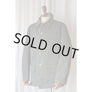 画像: 1950s ヴィンテージロイヤルハンター ハンティングジャケット 太畝ピケ アニマル釦 フランス製 48 Vintage Royal Hunter Hunting Jacket Animal Button Pique Toile Dickson Made in France
