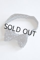 画像: オリジナルシルクボウタイ ネイビードット フランス製 Original Bowtie Made in France Navy Dot