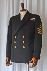 画像: 1950s〜60s ヴィンテージロイヤルネイビーダブルジャケット 英国王海軍 Vintage Royal Navy Double Brest Jacket