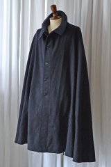 画像: 1910s〜20s アンティーク アンペルメアーブル  ケープ マント ポンチョ パスカルウール Antique Impermeable Cloak Poncho Made in France Pascalwool