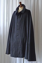 画像: 1910s〜20s アンティーク アンペルメアーブル  ケープ マント ポンチョ パスカルウール Antique Impermeable Cloak Poncho Made in France Pascalwool