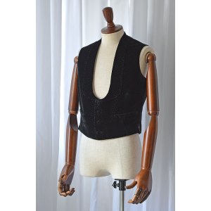 画像: 1898s アンティークディナーウエストコート ビスポークオーダー品  Antique Dinner Waistcoat Handmade Made in France Bespokeorder 