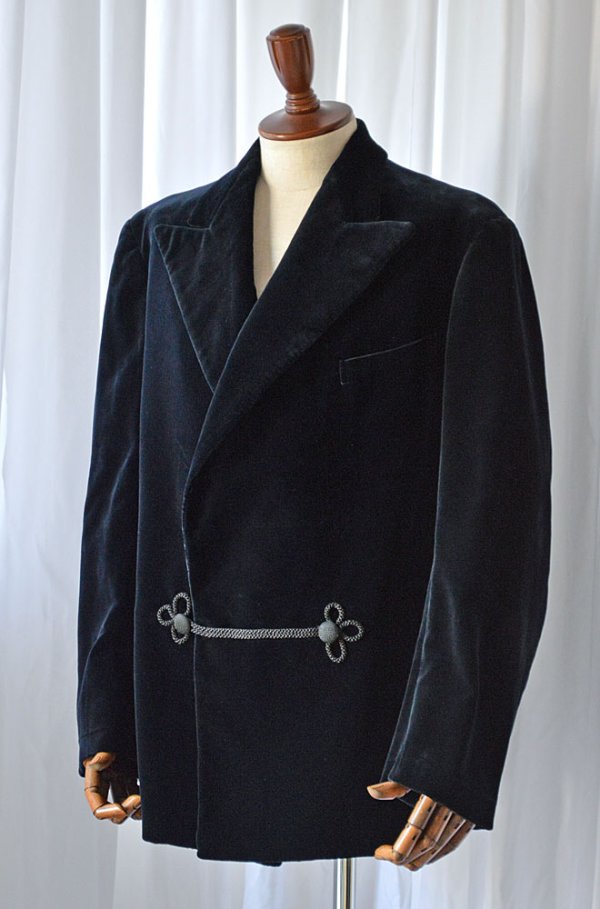 画像1: 1936s ヴィンテージスモーキングジャケット ビスポークオーダー品 Vintage Smoking Jacket Made in England D.W Curtis Ltd Bespokeorder Handmade