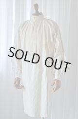 画像: 1890s フレンチアンティークリネンロングシャツファーマーズシャツAntique French Linen Long Shirts Farmer's  
