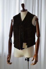 画像: 1910s〜20s デッドストック アンティーク フレンチ ウエストコート コーデュロイ antique French Waistcoat Corde Deadstock