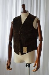 画像: 1910s〜20s デッドストック アンティーク フレンチ ウエストコート コーデュロイ antique French Waistcoat Corde Deadstock