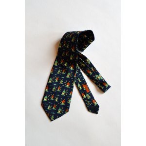 画像: 1970'S〜1980'S ヴィンテージエルメス シルクタイ Vintage Hermes Silk Print Tie