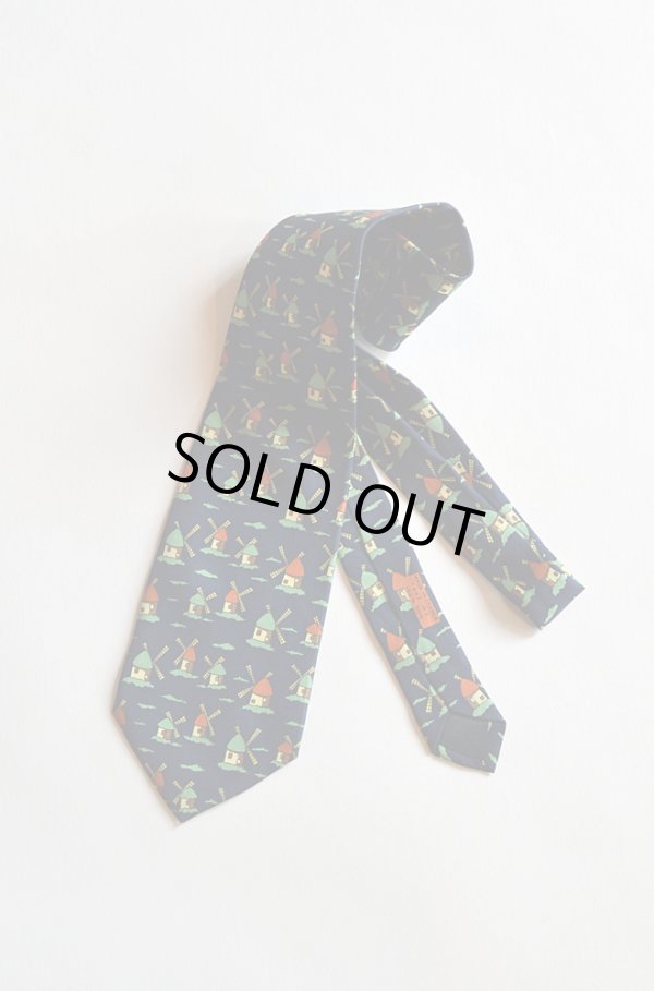 画像1: 1970'S〜1980'S ヴィンテージエルメス シルクタイ Vintage Hermes Silk Print Tie