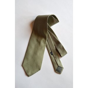 画像: シャルベ シルクタイ ブロックチェック Charvet Silk Tie Made in France
