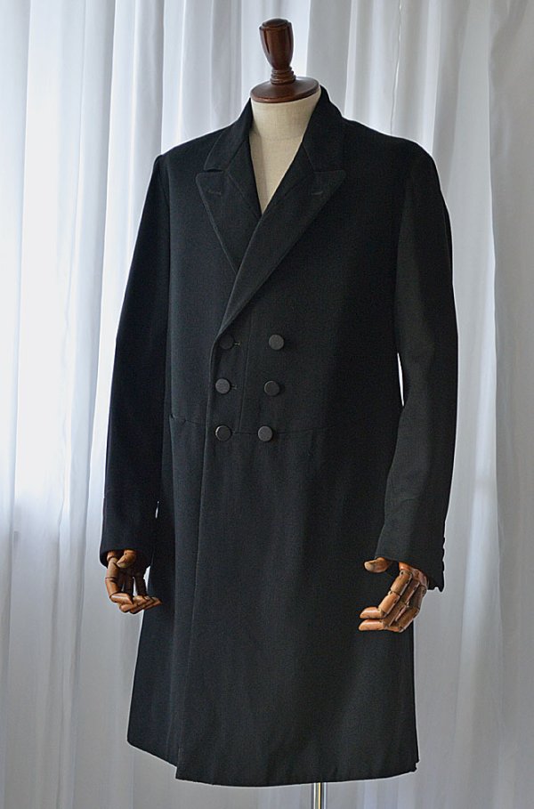 画像1: 1910s アンティークフロックコートハンドメイド Antique Frock Coat Handmade