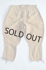 画像: 1930s〜40s ヴィンテージハンティングジョッパーズ フレンチリネン Vintage Hunting Jodhpurs Trousers French Linen