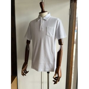 画像: サンスペル リヴィエラポロシャツ 白 Sunspel Riviera Polo Shirt 