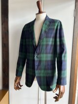 画像: ディーシーホワイト シャツジャケット インドマドラス綿 D.C. WHITE Madras Check Shirt Jacket