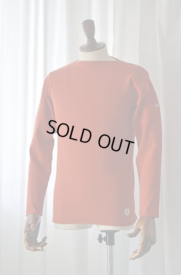 画像1: カネル バスクシャツ ミッドシップ ヴィンテージリブ フランス製 Kanell industriel BASQUE SHIRT Midship Made in France ROUILLE