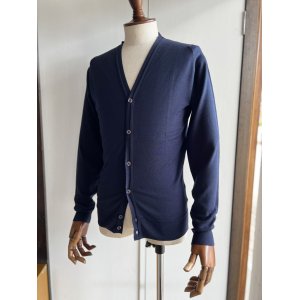 画像: ジョンスメドレー カーディガン メリノウール 30ゲージ JOHN SMEDLEY PETWORTH
