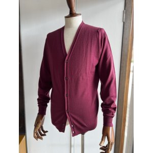画像: ジョンスメドレー カーディガン メリノウール 30ゲージ JOHN SMEDLEY PETWORTH