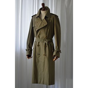 画像: 1980s ヴィンテージバーバリートレンチコート 50 Vintage Burberry Trench Coat カーキ