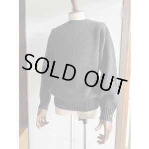 画像: コムアーチ ハンドフレーム クルーネックセーター チャコール4色ミックス Comm.arch. Hand Framed Crew Neck Sweater Dark.Mosaics