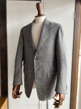 画像: ディーシーホワイト ヘリンボーンツイード ハッキングジャケット D.C. WHITE Herringbone Tweed Hacking Jacket
