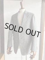 画像: ディーシーホワイト ヘリンボーンツイード ハッキングジャケット D.C. WHITE Herringbone Tweed Hacking Jacket