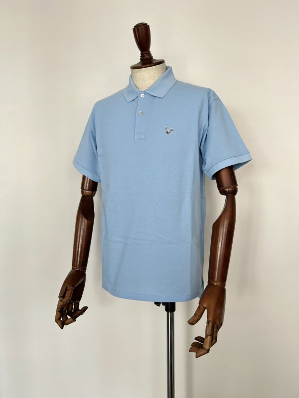 画像1: コンション・キネット ポロシャツ CONCHON-QUINETTE LE POLO サックスブルー フランス製のアイゾッドラコステ