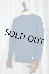 画像: カネル バスクシャツ ミッドシップ ヴィンテージリブ フランス製 Kanell industriel BASQUE SHIRT Midship Made in France WINTER OCEAN