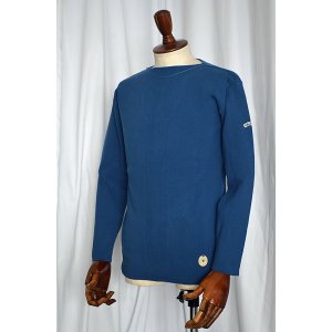 画像: カネル バスクシャツ ミッドシップ ヴィンテージリブ フランス製 Kanell industriel BASQUE SHIRT Midship Made in France WINTER OCEAN