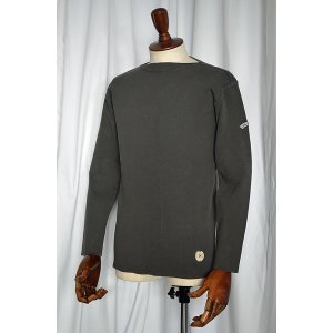 画像: カネル バスクシャツ ミッドシップ ヴィンテージリブ フランス製 Kanell industriel BASQUE SHIRT Midship Made in France MIDNIGHT