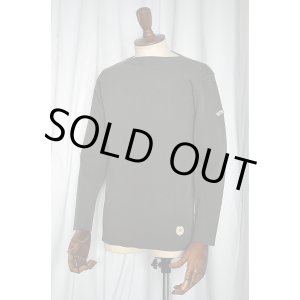 画像: カネル バスクシャツ ミッドシップ ヴィンテージリブ フランス製 Kanell industriel BASQUE SHIRT Midship Made in France MIDNIGHT