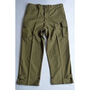 画像: 1950s デッドストック フランス軍 M47カーゴパンツ 39 前期 Vintage French Army M47 Dead Stock