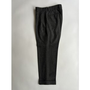 画像: ディーシーホワイト ウールドレスパンツ チャコールグレー シドグラス社 D.C. WHITE Wool Dress Pants Sidogras