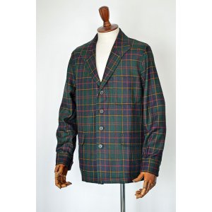 画像: フストヒメーノ テバジャケット ファンシーツイード タータンチェック柄 Justo Gimeno Teba Jacket Fancy Tweed