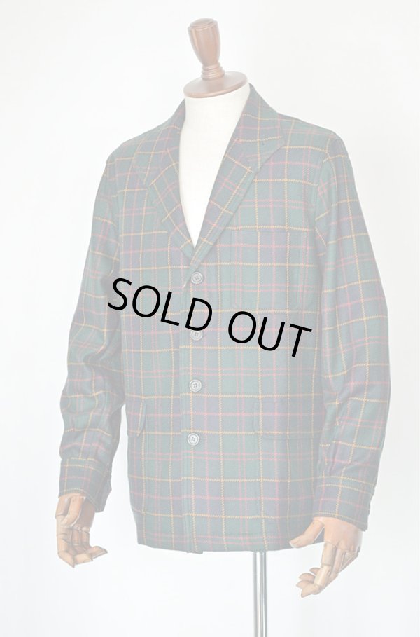 画像1: フストヒメーノ テバジャケット ファンシーツイード タータンチェック柄 Justo Gimeno Teba Jacket Fancy Tweed