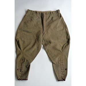 画像: 1930s〜40s ヴィンテージハンティングジョッパーズ カバードクロス Vintage Hunting Jodhpurs Trousers Covert