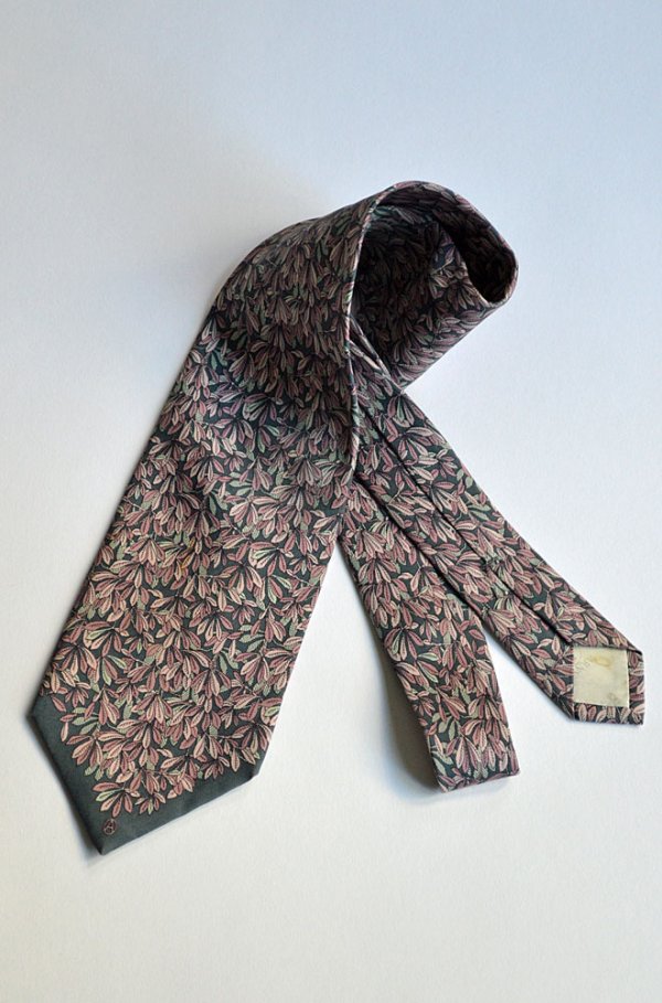 画像1: ヴィンテージアルニス シルクプリントタイ ARNYS Silk Tie