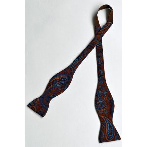 画像: 1970'S〜1980'S ヒルディッチ&キーパリ ボウタイ シルク Hilditch & Key Paris Silk Bow Tie