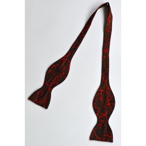 画像: 1970'S〜1980' ローズ ボウタイ シルク Lord's Silk Bow Tie