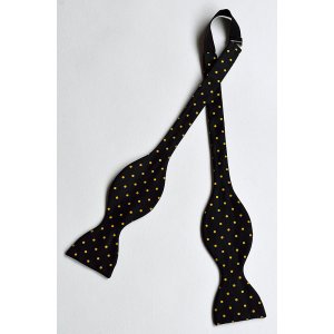 画像: 1970'S〜1980'S ベルテイユ ボウタイ シルク Berteil Silk Bow Tie