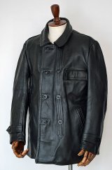 画像: 1960'S〜1970'S ヴィンテージ ル・コルビュジエ レザーダブルジャケット GVF社 Le Corbusier Leather Jacket Double Breasted グリーン
