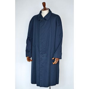 画像: 1980s アクアスキュータム ステンカラーコート ネイビー 42 英国王室御用達 Aquascutum Balmacaan Coat Special Made For Madelios
