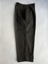 画像: ハバーサック ワークパンツ ワイドシルエット 墨黒 Haversack