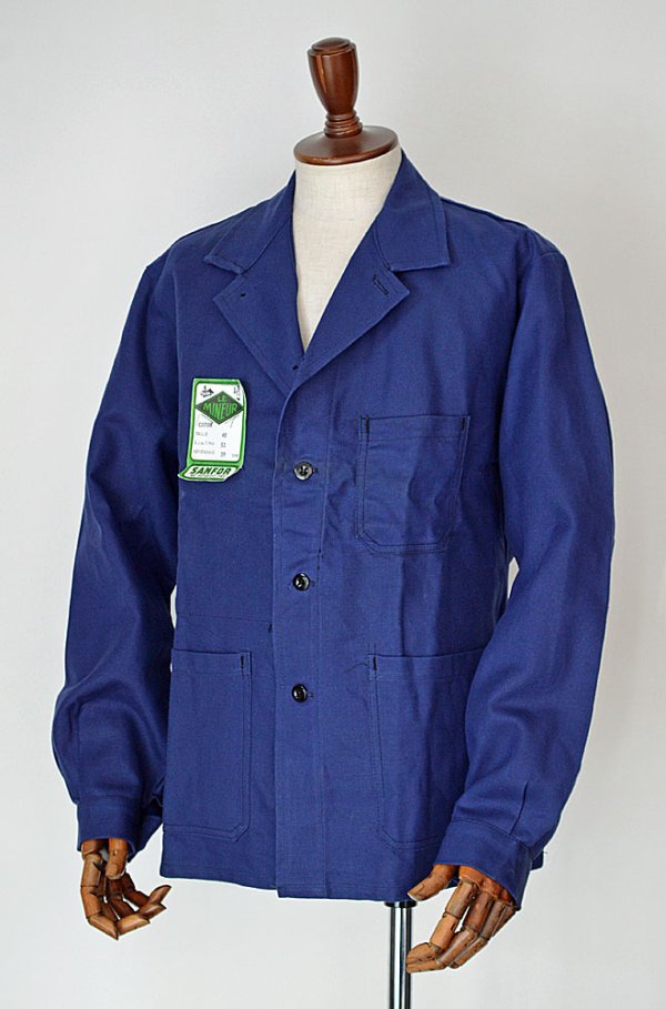 画像1: 1950s〜60s デッドストックフレンチツイルジャケット ルミネール 48 Dead Stock French Moleskin Jacket Le mineur