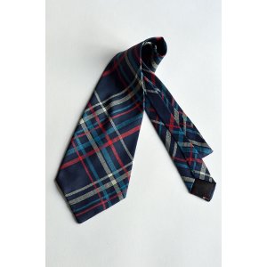 画像: 1970'S ヴィンテージランバンネクタイ ヴィンテージチェック Vintage LANVIN Silk Theck Tie