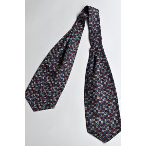 画像: シャルベ アスコットタイ シルク Charvet Silk Ascot Tie Made in France