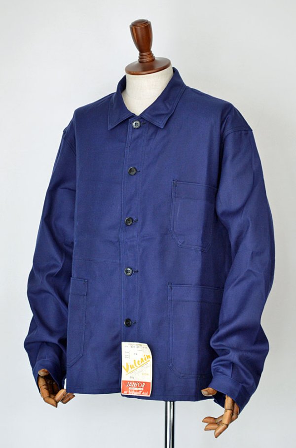 画像1: 1950s デッドストック ヴァルカン フレンチワークジャケット フレンチツイル 54 Vintage French Work Jacket Dead Stock Vulcain　