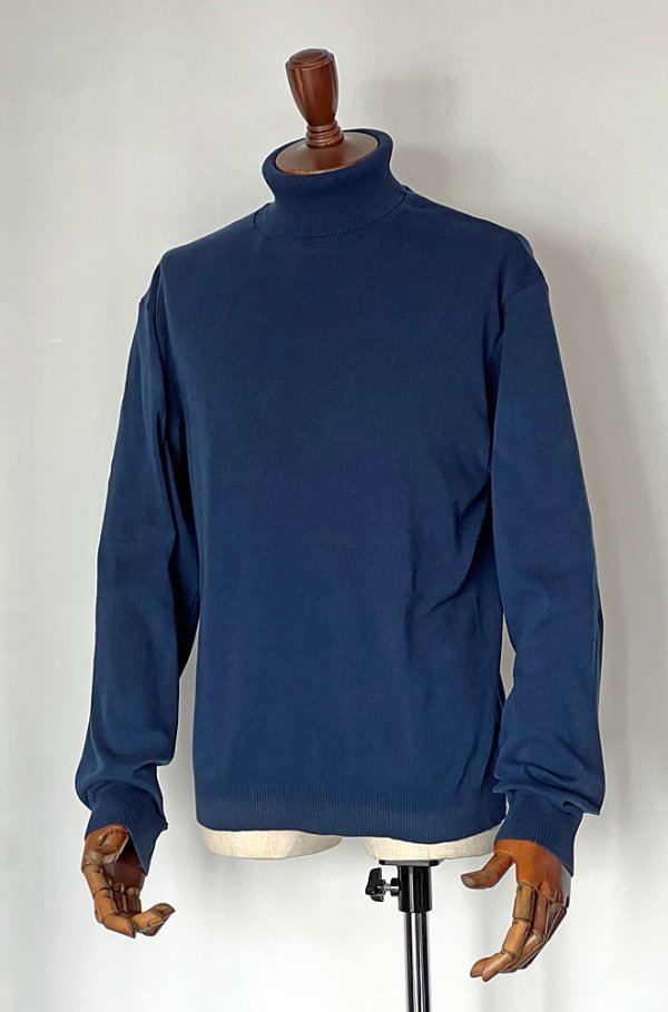 画像1: モーショッフェ タートルネック ネイビー MAUCHAUFFEE LE COCON BLEU NUIT