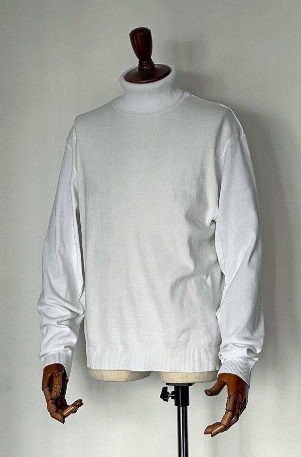画像1: モーショッフェ タートルネック 白 MAUCHAUFFEE LE COCON BLANC