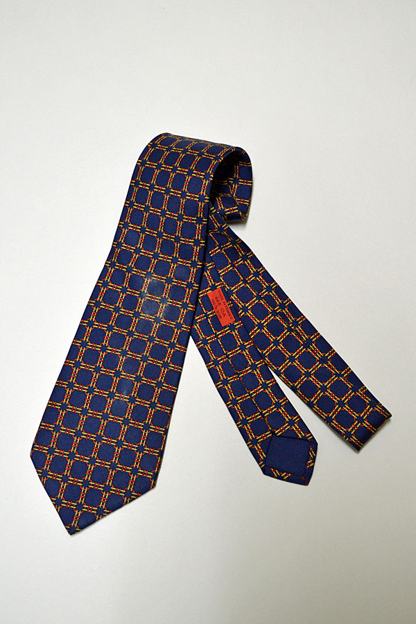 1970'S〜1980'S Vintage Hermes Silk Print Tie ヴィンテージエルメス