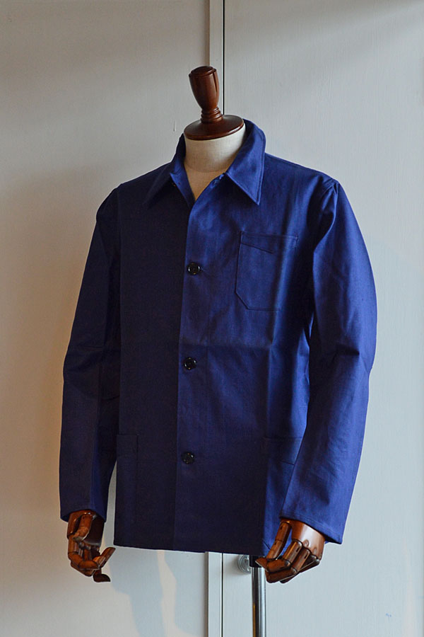 1940s デッドストック フレンチワークジャケッ ト フレンチコットンリネン Vintage French Work Jacket Dead  Stock